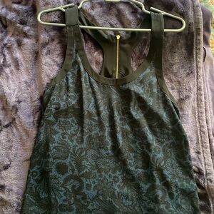 Express Navy/Black Woman’s Racer Back Flowy Tank with Zipper Back - NWT - size S